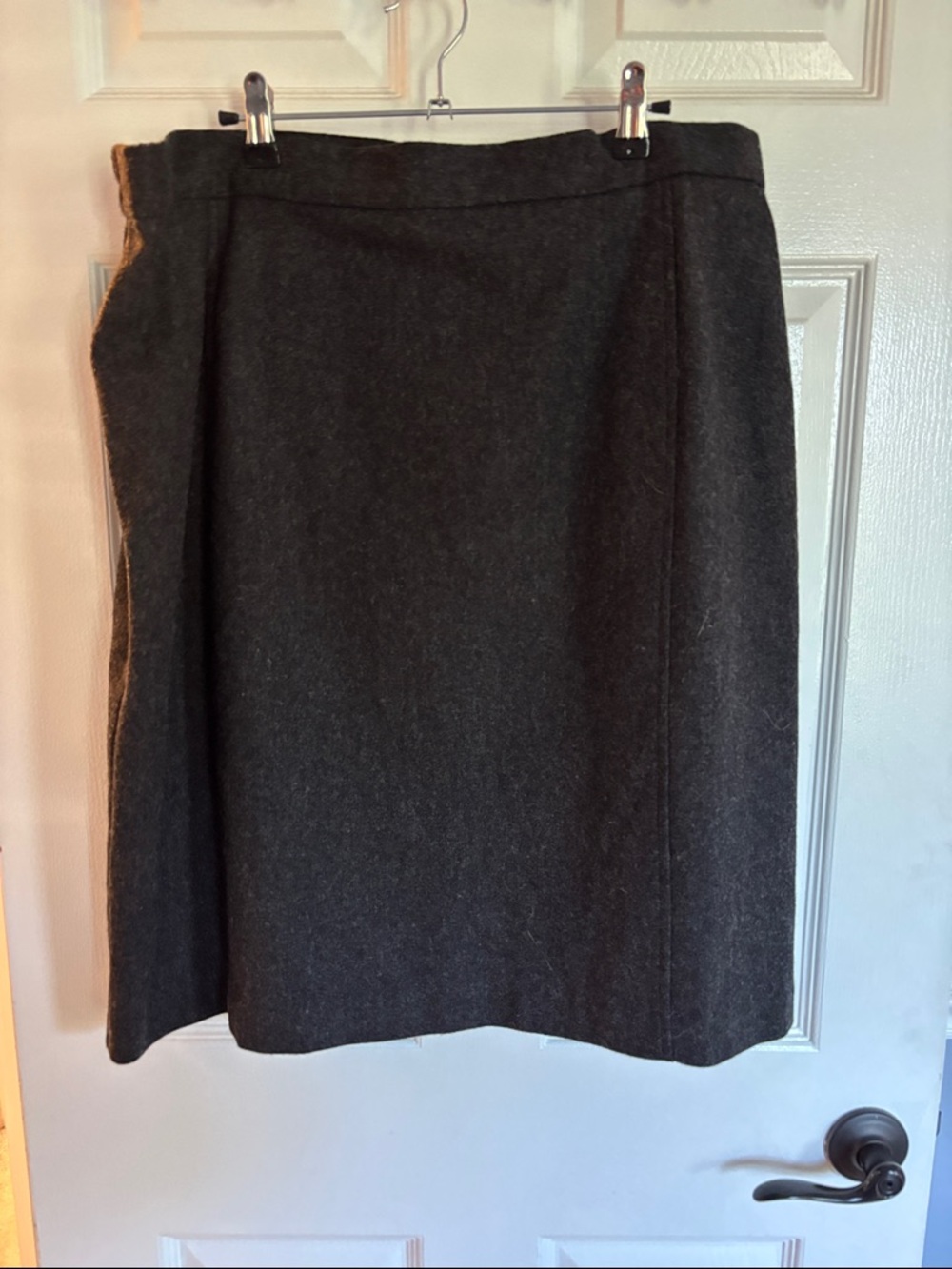 Women's Charcoal Pencil Skirt
